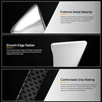 Professional 3D Printer Tool, Upgraded Metal 3D Printer Removal Spatula with Comfortable Grip, Specially Designed 3D Printer Accessories for Model Stripping Safety