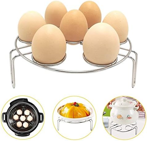 Silicone Egg-Bites-Molds for Instant-Pot-Accessories with Silicone-Stretch-Lids - Ice-Cube-Trays Reusable Food-Storage-Containers, for 5,6,8qt Pressure-Cooker-Accessories