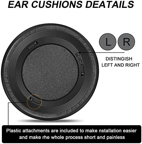 Upgrade Replacement Ear Pads Cushions for Corsair Virtuoso RGB Wireless SE XT Gaming Headset, Cooling-Gel Earpads with Softer Memory Foam, Added Thickness, Durable Protein Leather