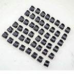 100pc/pack 1cm Hair Claws Clip for Women Girls Plastic Mini Hairpin Hair Clip Clamp Hair Accessories Gifts (100pcs black)