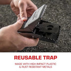 TOMCAT Rat Snap Trap, 1 Rat Size Trap - Reusable - Effectively Kill Rats - Ideal for Home and Farm Use
