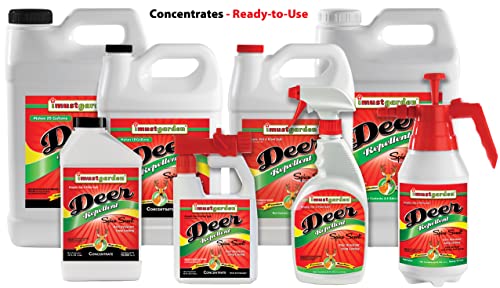 I Must Garden Deer Repellent: Spice Scent Deer Spray for Gardens & Plants – Natural Ingredients – 32oz Ready to Use