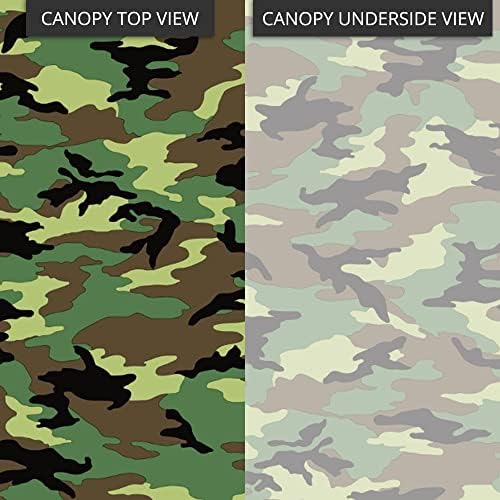 Garden Winds Replacement Canopy for Mainstays Grill Shelter Gazebo - Standard 350 - Camo Green