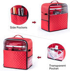 BAGSPRITE Stand Mixer Cover with Appliance Sliders Base Compatible with KitchenAid Mixer-Storage Bag for 4.5/5 Quart with Pockets for Kitchen Aid Accessories and Attachments