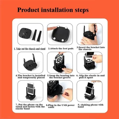 Phone Swing Step Counter Pedometer Compatible with Go Poke Ball Plus,Cellphone Accessories with USB Cable HIgh Silent Version for Walking (Supports 2 Phones Below 7.2 inches)