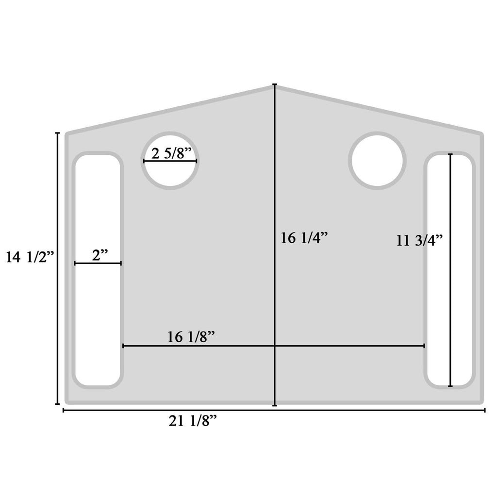Support Plus Walker Tray Table - Mobility Table Tray for Walker, Non Slip Walker Tray Mat, Walker Accessories Mat, Cup Holder for Walker (21"x16") - Black