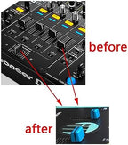 5pcs Universal Fader Knobs Replacement Fader Cap Slider for DJ Controller Mixer Console Pioneer Pioneer DJM、DDJ、XDJ, Denon Numark AKAI RANE VESTAX (Universal Blue Hats)