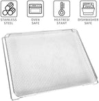 Replacement Air Fryer Basket for Ninja Foodi DT251 DT201 Air Fryer Oven, Stainless Steel Air Fryer Accessories for Ninja Foodi 10-in-1 Smart XL Air Fry Oven (for DT201 Series)
