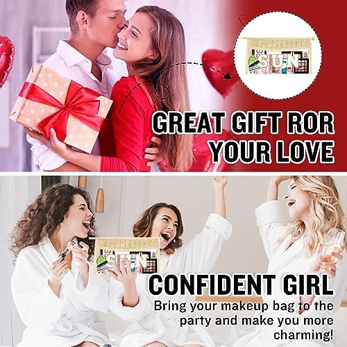 2 Pcs Boho Straw Clear Makeup Letter Bag BEACH Pouch, Sunscreen Bags for Beach Travel Small Cute Chenille Letter SPF Bag Pouch,Waterproof Beach Toiletry Sun Bag Beach Accessories for Women(SPF+SUN)