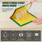 14 Pcs Mouse Traps Mouse Glue Traps with Enhanced Stickiness Sticky Traps for Mice, Rats Sticky Pads Mouse Glue Boards Pest Control Traps for House Indoor Outdoor Easy to Set (14 Pcs, 13'' x 8.6'')