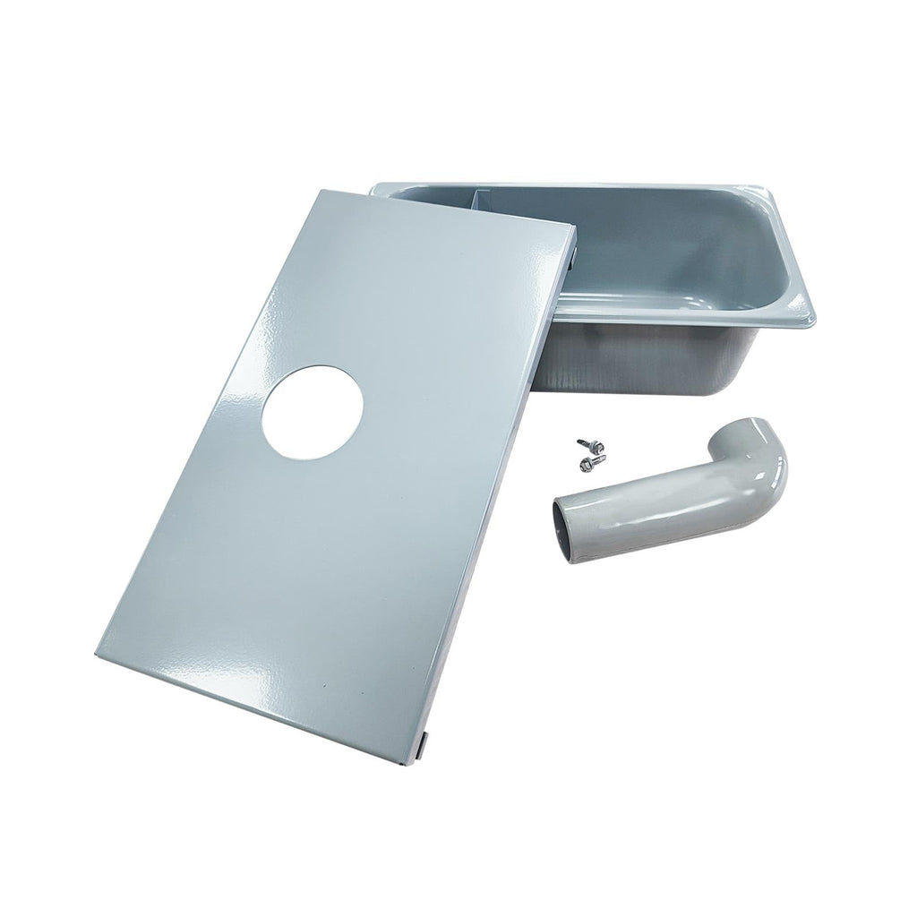 Grease Box for Restaurant Canopy Hood Exhaust Fan| Stainless Steel Hood Accessories for Restaurants | 3.74” Deep Drip Pan
