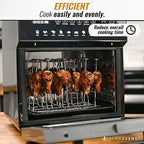 INFRAOVENS Air Fryer Rack for Ninja Speedi, Stainless Steel Accessories for SF301 Rapid Cooker 12-in-1, Airfryer Skewer Stand, Kabobs and Rib Barbecue BBQ Rack, Also Compatible with Toaster Ovens