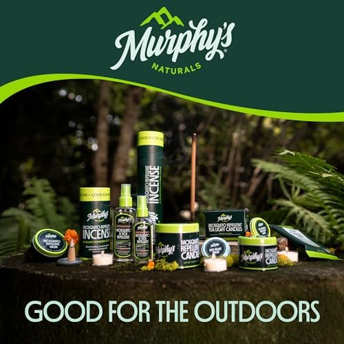 Murphy's Naturals Mosquito & Tick Bug Repellent Spray, Oil of Lemon Eucalyptus for Skin + Outdoor Gear, DEET-Free, 2 Ounce Pump, 3-Pack