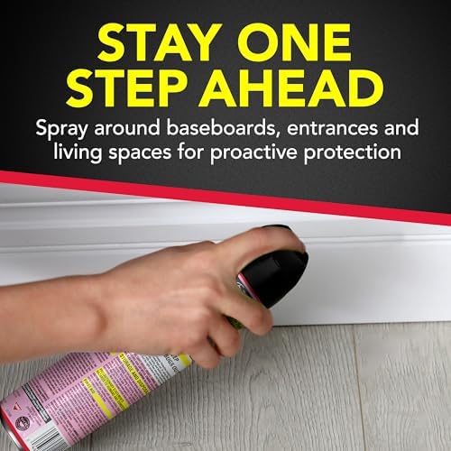 Raid Ant & Roach Aerosol Bug Spray, Water-Based Formula Insecticide With No Greasy Residue, Kills On Contact, 17.5 oz