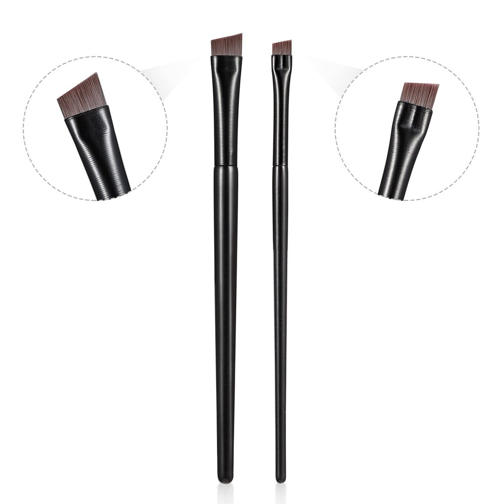 Fine Angled Eyeliner Brushes, Eye Liner brush, Ultra Thin Slanted Flat Angle for Beauty Cosmetic Tool