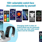 Fitness Tracker with Blood Pressure Heart Rate Blood Oxygen Monitor, Activity Tracker Sleep Monitor, Smart Watch Pedometer Step Counter for Kids Man Women