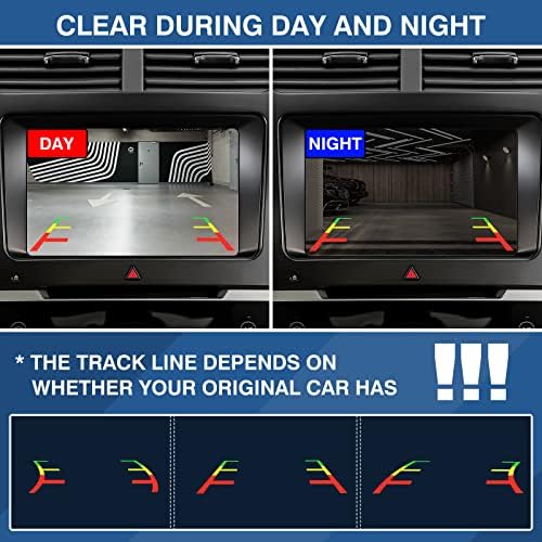 Rear View Backup Camera Fit for Cadillac SRX 2010-2016, Reversing Parking Assist Camera OE Replacement 20910350 15926122 22915398 (6 Plug pin Holes)