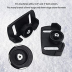 KINTLE 490-241-0038 Universal Rolling Skid Shoes Compatible with MTD/Crafstman Two & Three Stage Snow Blower, Fits for 31AH64EG700, 31AH64FG700, 31AH64FG795 and More, Black