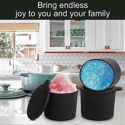 4PCS Ice Molds Replacement for Kitchenaid, Reusable Silicone Ice Molds with Lids Replacement Compatible with Ice Shaver Machine Accessories Easy to Clean