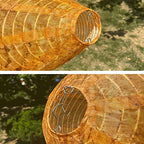 2 Pack Fabric Wasp Nest Decoy Outdoor Garden Hanging Wasps Deterrent Fake Wasp Repellent for Home Hornets Wasps Yellow Jackets Waterproof