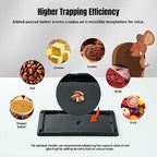 POPTRAP Rat Trap Heavy Duty & Large - 24 Pack, Super Sticky Mouse Trap with Ultra-Strong Glue, Mouse Glue Trap with Scent of Peanut Butter for Indoor & Outdoor, Non-Toxic & Long-Lasting