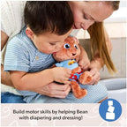 Ms. Rachel Potty Time with Bean, 11” Plush Teddy Bear with Play Toilet & Accessories, Toddler Toys for Girls & Boys for Ages 18 Months to 3+