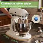 Bamboo Mixer Slider Mat for KitchenAid 4.5-5 Qt Tilt Head Stand Mixer, Kitchen Appliance Sliding Tray Mixer Mover Slider Board for Kitchen Aid 4.5-5 Qt Kitchen Countertop Storage Accessories