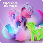 Dan&Darci Unicorn Hatching Surprise Eggs for Kids - 6 Pack - Grows 600% - Unicorn Toys for Girls & Boys Age 3-8 - Birthday Gift Ideas and Party Favors for 3+ Year Old Girl - Gifts for Ages 3 4 5 6 7 8