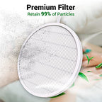 MelodySusie Nail Dust Collector Replacement Filter 4 Pack, Reusable Dust Filter for MelosySusie Nail Dust Collector Vacuum Fan Dust Collector Extractor Electric Dust Suction Machine