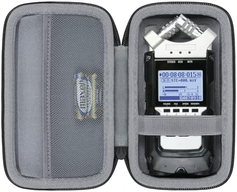 co2CREA Hard Case Replacement for Zoom H4n Pro Portable Recorder Stereo Microphones