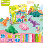 VConejo Color Dough Toys Dough Accessories Set Creations Tools for Kid 2-4-8 Years (Dinosaurs World)