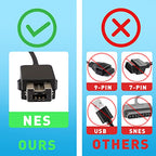 NES Mini Controller for NES Classic Edition and Nintendo Classic Mini Consoles,Retro Controller 9.8FT Length Cable of NES Controller,NES Mini Console Controllers(2 Pack)