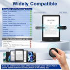 Remote Control Page Turner for Kindle Paperwhite Oasis Kobo eReaders, Camera Shutter Selfie Controller, Remote Page Turner for iPad Tablets Reading Novels, Ideal for Kindle Accessories