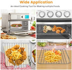 Air Fryer Wire Rack for Cuisinart TOA-65 70 Air Fryer Convection Toaster Oven, 12.4''*11'' Air Fryer Stainless Steel Basket Tray Accessories Replacement Parts, Dishwasher Safes
