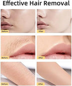 Facial Hair Removal for Women, Painless Womens Facial Hair Remover with 2 Replacement Heads, Lipstick-Sized, USB Rechargeable, Facial Hair Remover for Upper Lip,Chin,Peach Fuzz,Mustache (Pink)