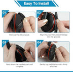 Ear Pads for Poly Headset, Replacement Ear Cushion Cover for Plantronics Blackwire 3320 3325 C310 C320 C3210 C3220 C3225, Cushions Ear Pads Cover for Jabra PRO 920 930 935 9450 9460 (2 PCs)