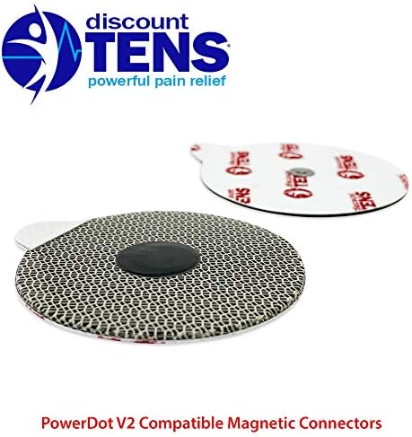 PowerDot 2.0 Compatible Electrodes with Magnetic Connector. 12 Premium PowerDot 2.0 Compatible Replacement Pads (Version 2 - Magnetic)