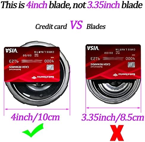 [Upgrade ] Replacement 7-Fins Male Blender Blade Parts Compatible with Ninja Auto iQ Blender [4 Inch Male 7 Fins ONLY]