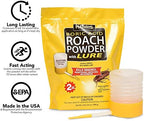 Harris Boric Acid Roach and Silverfish Killer Powder w/Lure, Powder Duster Included in The Bag (32oz)