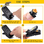 Mouse Traps,Small Mice Traps That Work, Humane Mouse Traps with Detachable Bait Cup, Mouse Catcher Quick Effective Reusable and Safe for Families -12 Pack
