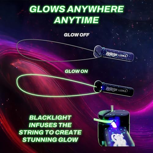 Luma - The Patented Glow-in-The-Dark Toy That Flies a Loop of String, Creates Endless Shapes and Tricks Built-in LED for Glowing Fun. Perfect STEM Gift for Kids & Adults. Wonderment Awaits
