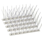 KKY 36 Pack Bird Spikes –13 inch Anti-Bird Nails Bird Repellent Metal Bird Deterant Spinners of Stainless Steel Bird Spikes for Pigeon and Other Small Birds 38.9 Ft