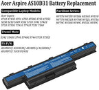 AS10D31 AS10D51 Notebook Battery Replacement Compatible with Acer Aspire 5253 5251 5336 5349 5551 5552 5560 5733 5733Z 5740 5735 5735Z, Gateway NV55C NV50A NV53A NV59C