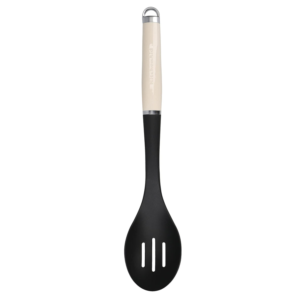 KitchenAid Nylon Slotted Spoon – Almond Cream