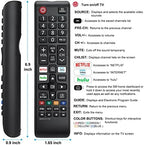 【Pack of 2】 New Universal Remote for All Samsung TV Remote, Replacement Compatible for All Samsung Smart TV, LED, LCD, HDTV, 3D, Series TV