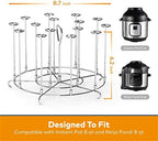 Goldlion Skewer Stand Compatible with Instant Pot 8 Quart Air Fryer and Ninja Foodi 8 Quart Accessories for Kabobs