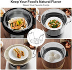 GSlife Instant Pot Steamer Rack with Silicone Handle - Stainless Steel Instant Pot Accessories, Steam Rack for 6, 8 Qt Pressure Cooker, Cooking Cooling Steaming Baking Rack 7.7'', 2 Pack