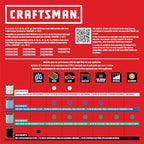 CRAFTSMAN CMXZVBE38779 Genuine General Purpose and Wet Application Wet Dry Vac Replacement Vacuum Filters for Most 5 to 20 Gallon CRAFTSMAN Shop Vacuums, Easy Installation, Liquid and Dry Pick-ups