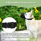 Mayerzon Dog Muzzle, Puppy Soft Mesh Muzzle for Small Medium Large Dogs Chihuahua Poodles Beagle Dachshund Corgis Labrador for Biting Chewing Grooming That Allows Panting Drinking