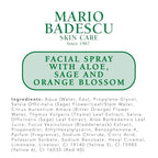Mario Badescu Facial Spray with Aloe, Sage and Orange Blossom for All Skin Types | Face Mist that Hydrates & Uplifts